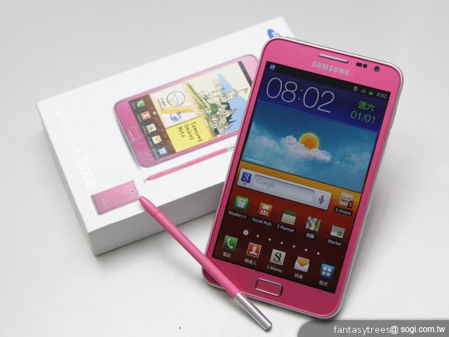 三星GALAXY Note粉紅新色入手 圖賞搶先看 三星GALAXY Note粉紅新色入手 圖賞搶先看