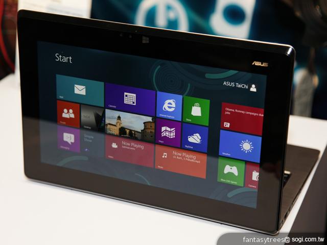 華碩大秀變形魔法 ASUS TAICHI、Transformer平板齊推 華碩大秀變形魔法 ASUS TAICHI、Transformer平板齊推