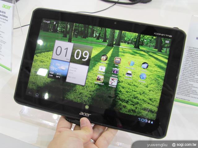 宏碁發表ICONIA A700等多款平板、手機【Computex 2012】 宏碁發表ICONIA A700等多款平板、手機【Computex 2012】
