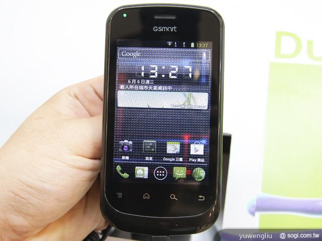 GSmart M1348雙卡機初曝光 G1342、G1362同參展【Computex 2012】 GSmart M1348雙卡機初曝光 G1342、G1362同參展【Computex 2012】