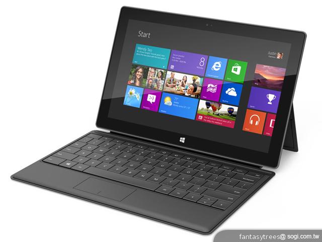 微軟推自有Win8平板電腦Surface 多彩鍵盤蓋登場 微軟推自有Win8平板電腦Surface 多彩鍵盤蓋登場