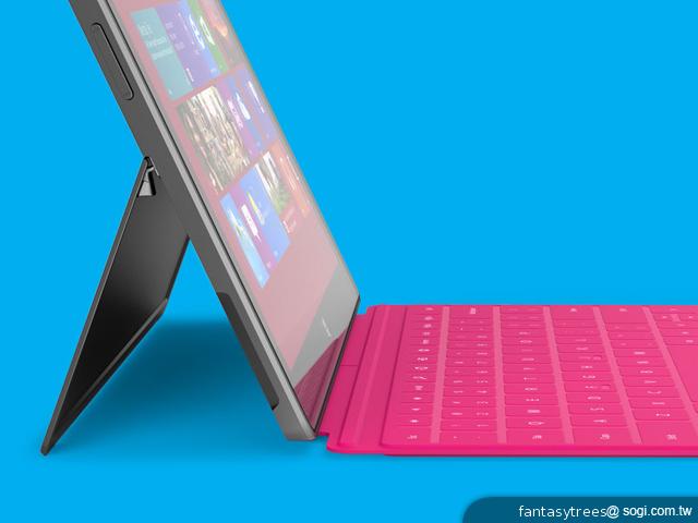 微軟推自有Win8平板電腦Surface 多彩鍵盤蓋登場 微軟推自有Win8平板電腦Surface 多彩鍵盤蓋登場