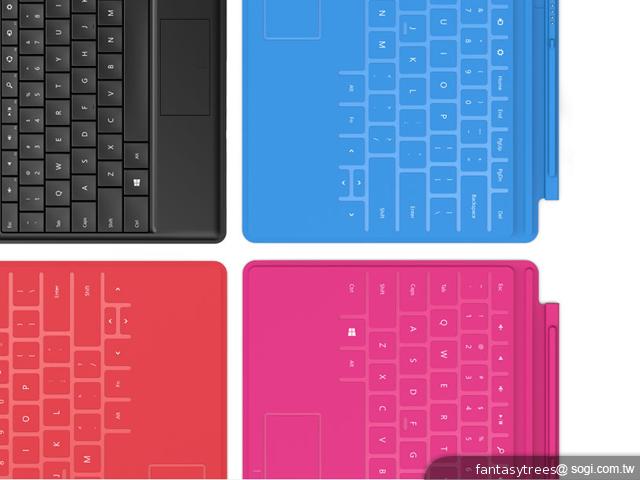 微軟推自有Win8平板電腦Surface 多彩鍵盤蓋登場 微軟推自有Win8平板電腦Surface 多彩鍵盤蓋登場