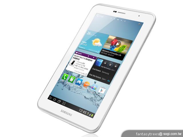 三星GALAXY Tab 2 7.0 萬元有找輕薄登場 三星GALAXY Tab 2 7.0 萬元有找輕薄登場