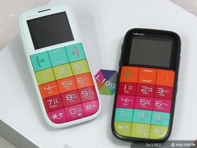 輕巧實用、多色彩大按鍵手機 UTEC L199 輕巧實用、多色彩大按鍵手機 UTEC L199