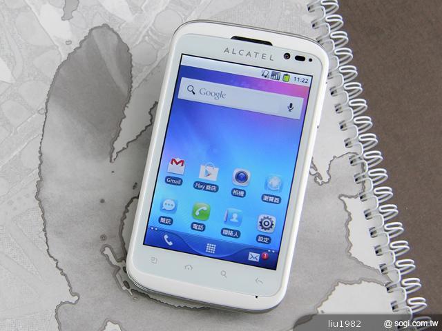 阿爾卡特雙卡雙待智慧機 Alcatel OT-991D 阿爾卡特雙卡雙待智慧機 Alcatel OT-991D