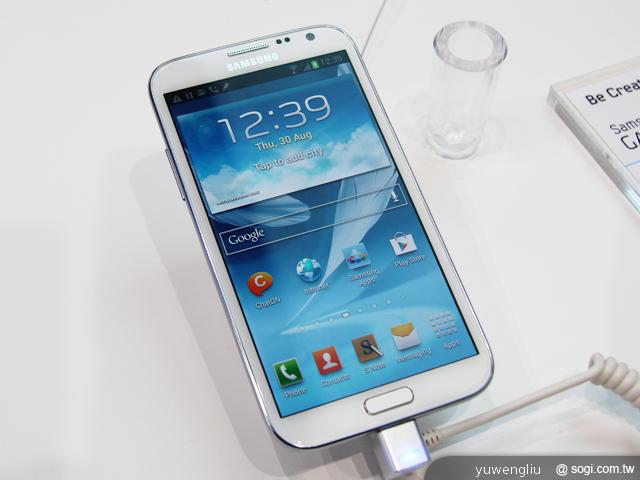 三星GALAXY Note 2效能揭密 1.6GHz四核跑分實測【IFA 2012】 三星GALAXY Note 2效能揭密 1.6GHz四核跑分實測【IFA 2012】