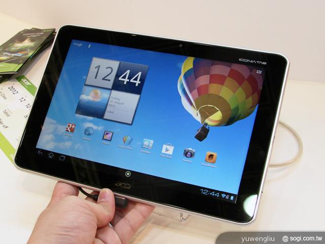 宏碁力守歐洲市場 ICONIA安卓、微軟平板新機齊發【IFA 2012】 宏碁力守歐洲市場 ICONIA安卓、微軟平板新機齊發【IFA 2012】