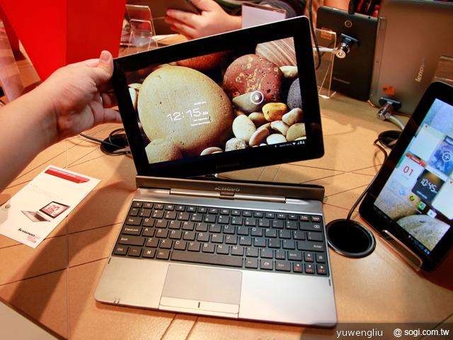 聯想展出IdeaTab安卓平板新品、Win8筆電Yoga【IFA 2012】 聯想展出IdeaTab安卓平板新品、Win8筆電Yoga【IFA 2012】