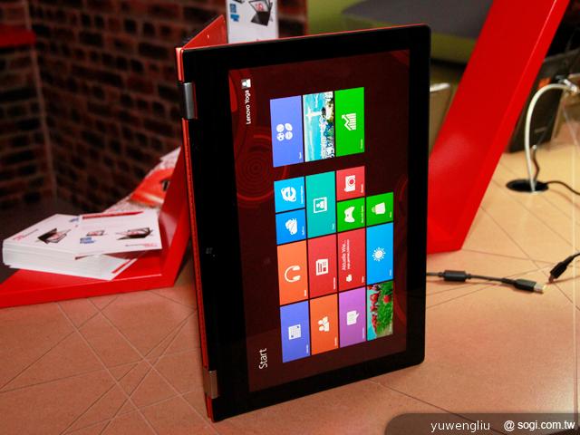 聯想展出IdeaTab安卓平板新品、Win8筆電Yoga【IFA 2012】 聯想展出IdeaTab安卓平板新品、Win8筆電Yoga【IFA 2012】