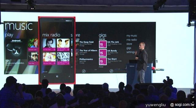 諾基亞Lumia 920、820微軟新機發表 年底前上市 諾基亞Lumia 920、820微軟新機發表 年底前上市