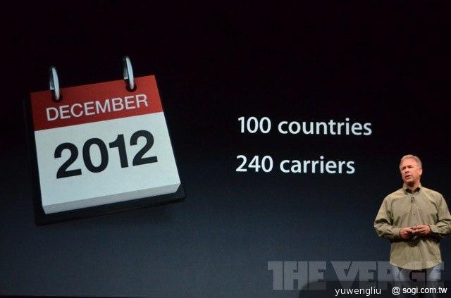 蘋果發表會登場 推出iPhone 5、New iPod Touch等新品