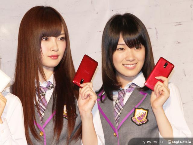 偶像團體「乃木坂46」空降台灣 代言HTC J手機吸買氣 偶像團體「乃木坂46」空降台灣 代言HTC J手機吸買氣