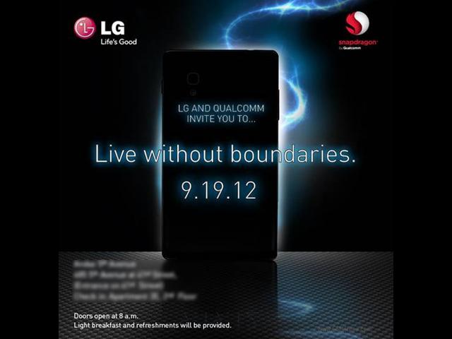 樂金、高通9/19聯手辦發表 傳推Optimus G國際版 樂金、高通9/19聯手辦發表 傳推Optimus G國際版