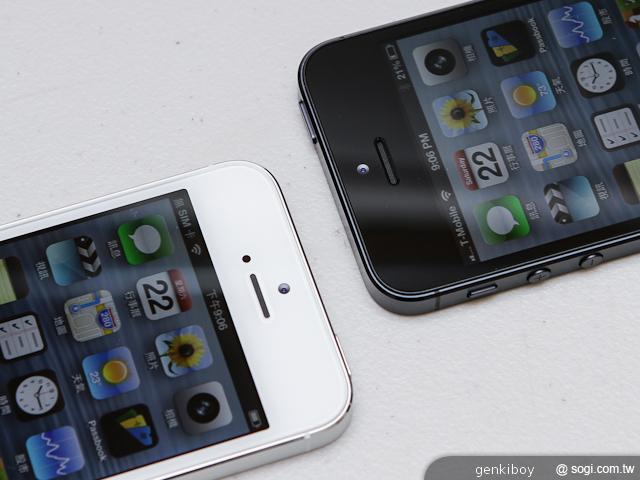 【外觀】iPhone 5黑白雙色、5代與4S外觀賞析 你挑哪款？