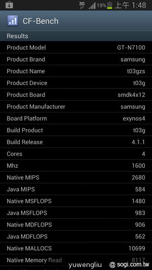 【功能效能】三星GALAXY Note2內在豐富 效能好強悍