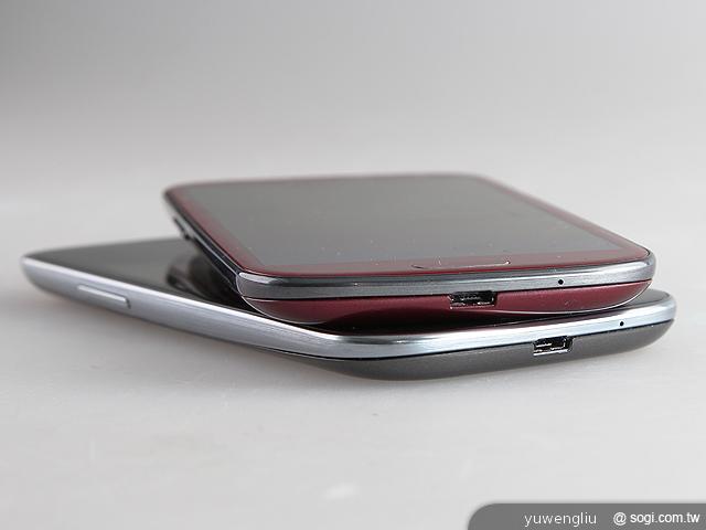 三星GALAXY S3 i9300鈦灰銀、琥珀紅雙色圖賞