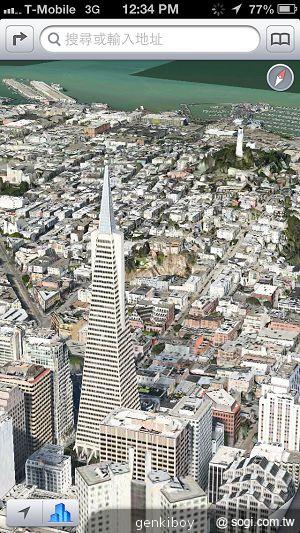 【地圖】iPhone 5蘋果地圖實測、導航親體驗