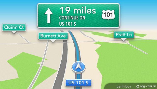 【地圖】iPhone 5蘋果地圖實測、導航親體驗