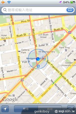 【地圖】iPhone 5蘋果地圖實測、導航親體驗