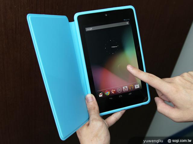 Google Nexus 7中文版與保護套合體圖賞 Google Nexus 7中文版與保護套合體圖賞