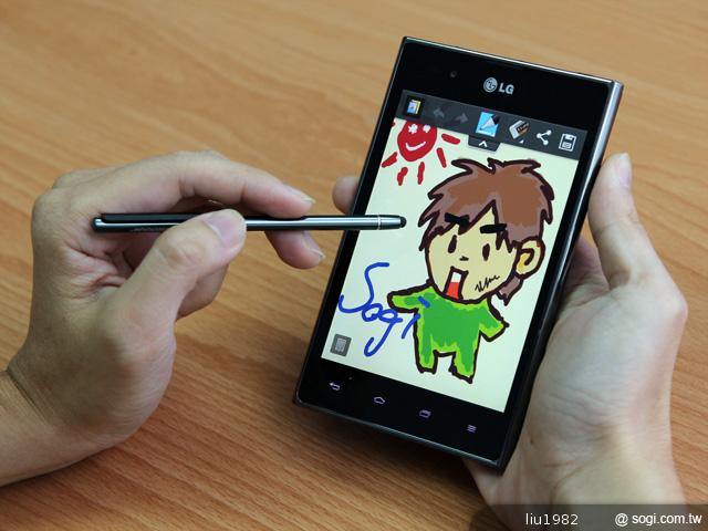 【功能】LG Optimus Vu內建Quick Memo 塗鴨好便利 【功能】LG Optimus Vu內建Quick Memo 塗鴨好便利