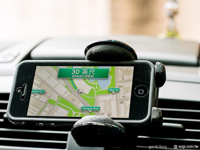 【地圖】iPhone 5蘋果地圖實測、導航親體驗