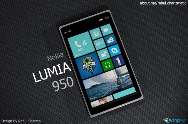 印度設計師公佈Nokia Lumia 950概念設計圖 印度設計師公佈Nokia Lumia 950概念設計圖