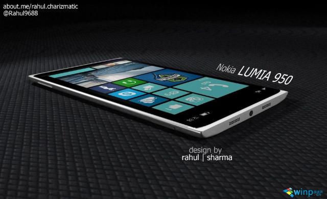 印度設計師公佈Nokia Lumia 950概念設計圖 印度設計師公佈Nokia Lumia 950概念設計圖