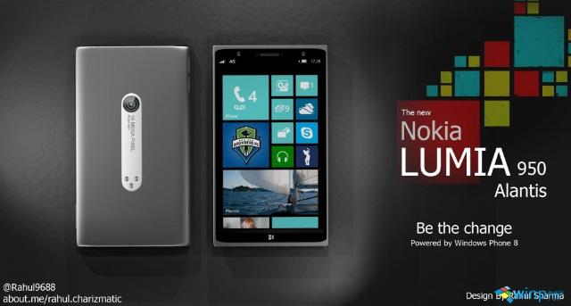 印度設計師公佈Nokia Lumia 950概念設計圖 印度設計師公佈Nokia Lumia 950概念設計圖