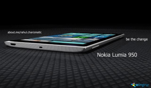 印度設計師公佈Nokia Lumia 950概念設計圖 印度設計師公佈Nokia Lumia 950概念設計圖