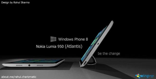 印度設計師公佈Nokia Lumia 950概念設計圖 印度設計師公佈Nokia Lumia 950概念設計圖