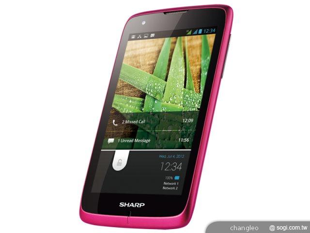 Sharp全球首款Full HD、5吋手機 十月底登台