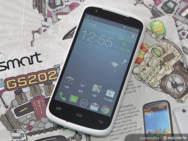 4.3吋簡約雙卡智慧精靈GSmart GS202