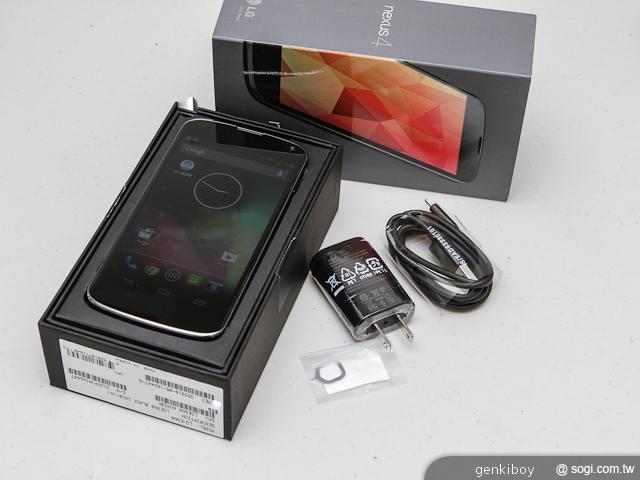 【外觀】秒殺新旗艦 Google Nexus 4開箱速覽
