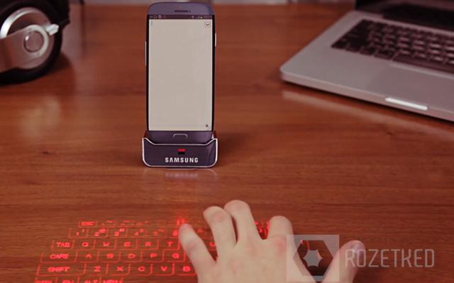 三星GALAXY S4概念機？虛擬投影鍵盤再現！