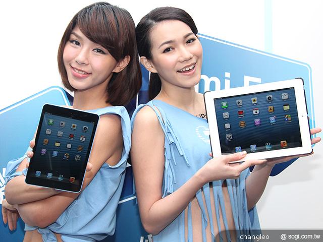 電信業者推iPad mini、iPad4資費方案 預計1/10開賣
