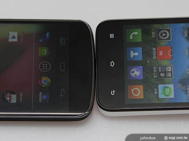 萬元有找四核手機 Nexus4、小米MI2機身比拚