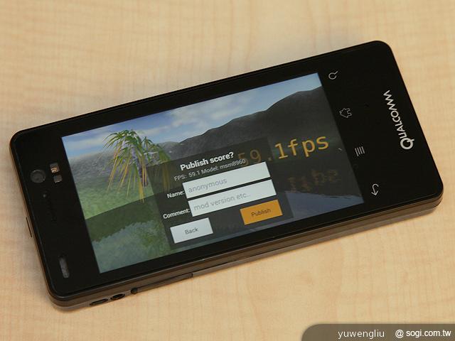 高通驍龍新雙核處理器MSM8930工程機跑分實測 自拍輔助好酷炫！