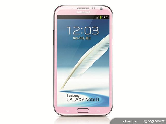 三星Note2櫻花粉新色開放預購 2月底甜美登台