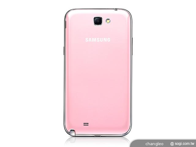 三星Note2櫻花粉新色開放預購 2月底甜美登台