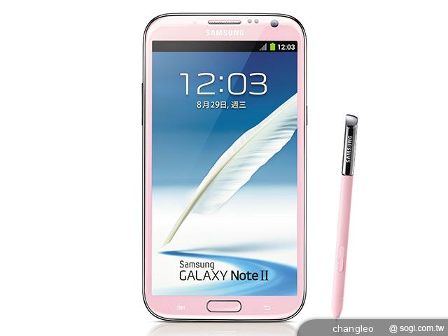 三星Note2櫻花粉新色開放預購 2月底甜美登台
