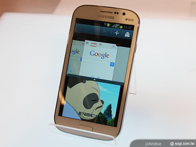 三星GALAXY Grand Duos五吋雙卡機月底開賣 單機13900 三星GALAXY Grand Duos五吋雙卡機月底開賣 單機13900