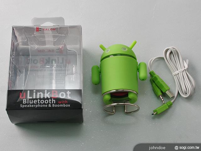 Android公仔造型uLinkBot藍牙免持聽筒、喇叭 Android公仔造型uLinkBot藍牙免持聽筒、喇叭