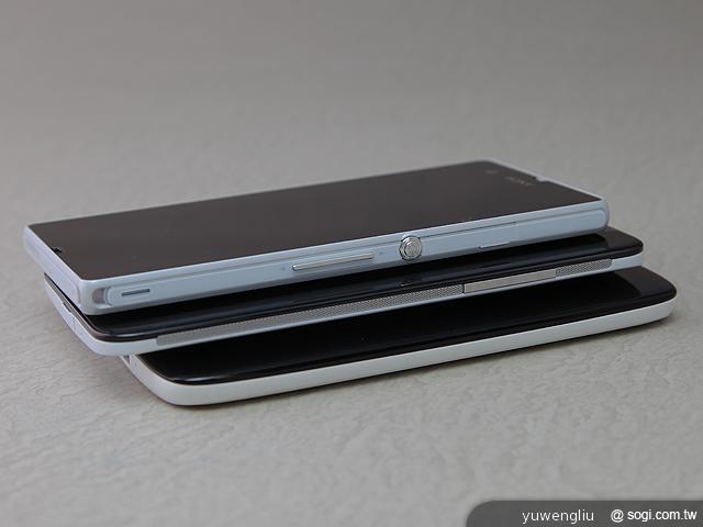 5吋Full HD旗艦機 Xperia Z、蝴蝶機、SH930W比拚