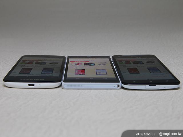 5吋Full HD旗艦機 Xperia Z、蝴蝶機、SH930W比拚