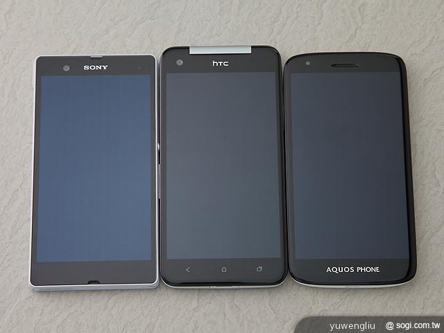 5吋Full HD旗艦機 Xperia Z、蝴蝶機、SH930W比拚