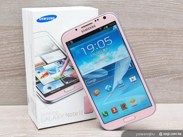 女孩專屬筆記本 三星GALAXY Note 2櫻花粉圖賞