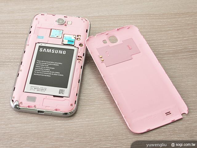 女孩專屬筆記本 三星GALAXY Note 2櫻花粉圖賞