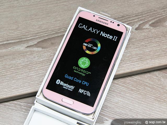 女孩專屬筆記本 三星GALAXY Note 2櫻花粉圖賞